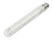 MaxLite 103223 EF6.5T10DL9927/JA8 Maxlite Dimmable 6.5W 2700K 90 CRI T10 LED Filament Bulb, JA8 Compliant, Enclosed and Outdoor Rated